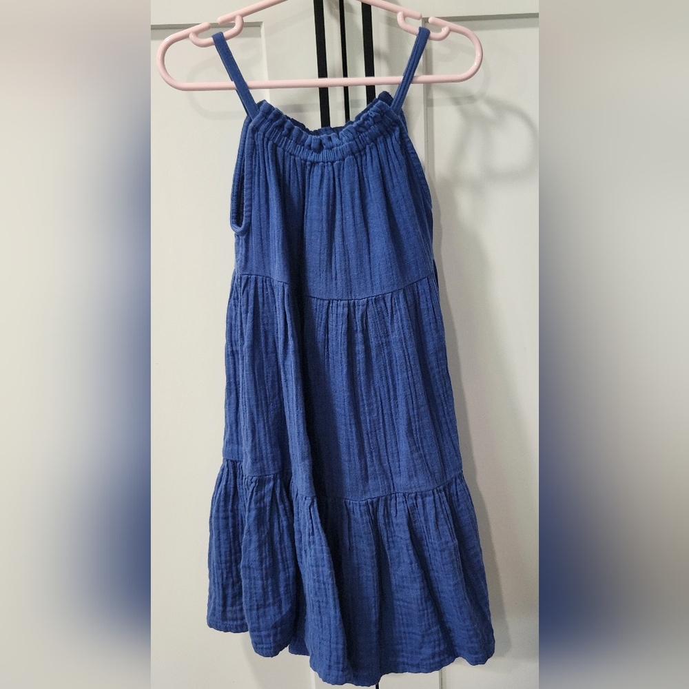 Old Navy Blue Tiered Dress